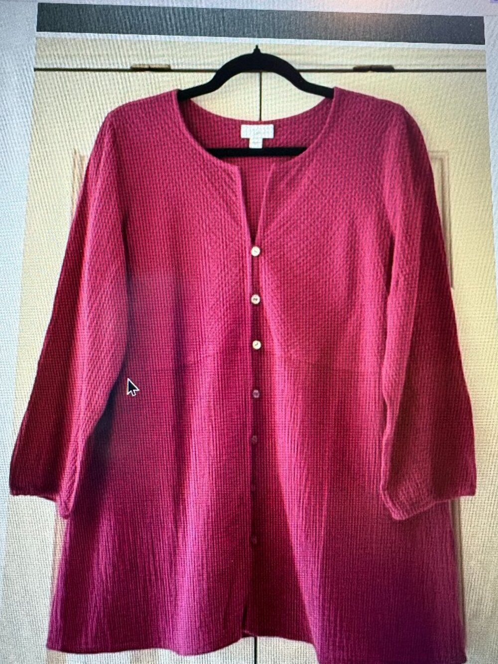 J. Jill Cotton Gauze Bias Cut Popover NWOT Size Medium